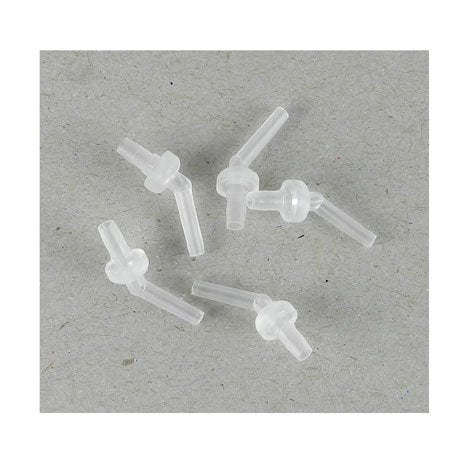 LD White Core Mixing Tips for dental dispensing guns, disposable, designed for precise mixing and application in dental procedures.