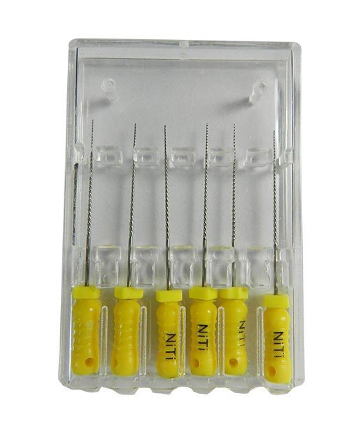 LD Dental Disposables LD K Files, endodontic instruments, size 10, NITI material, 21mm length.