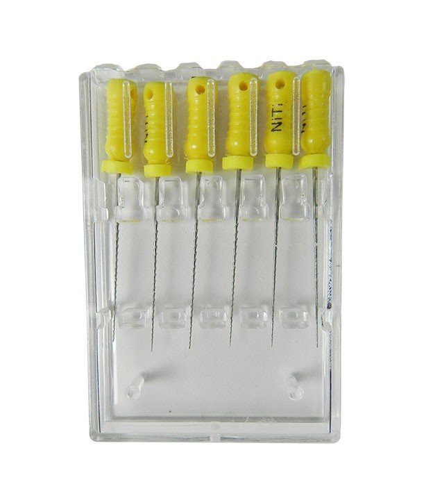 LD Dental Disposables Endo Instruments LD H Files Pack of 6, size 10, stainless steel, 21 mm length for endodontic procedures