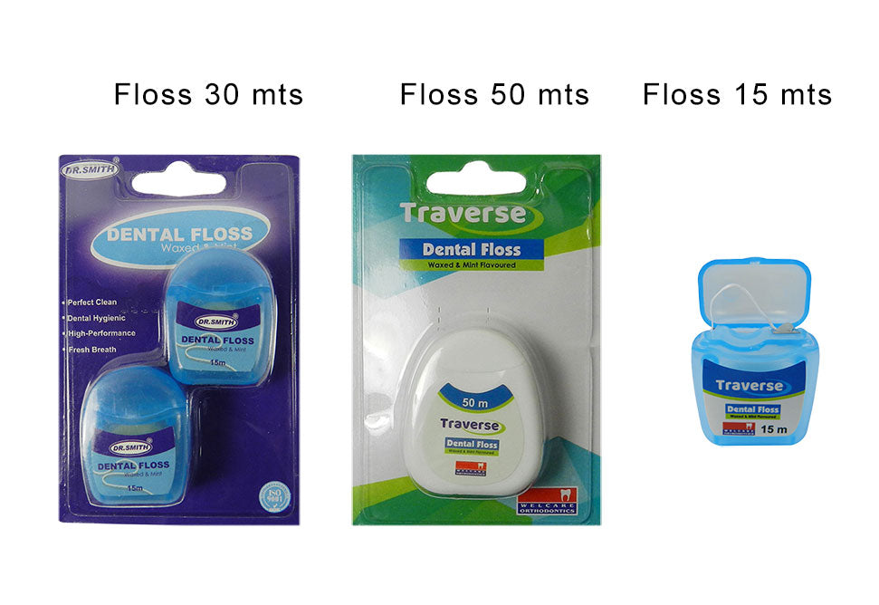 LD Dental Floss from LD Dental Disposables, 15 meters of dental floss in a single pack, designed for effective interdental cleaning.