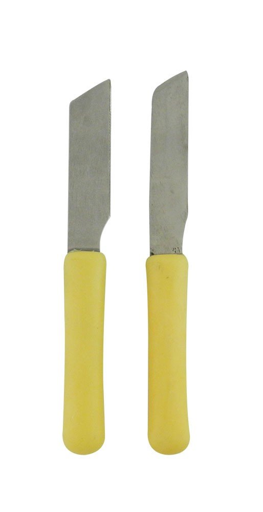 LD Dental Disposables plaster knife pack of 2 for impression trays and materials, stainless steel dental tools for precise application.
