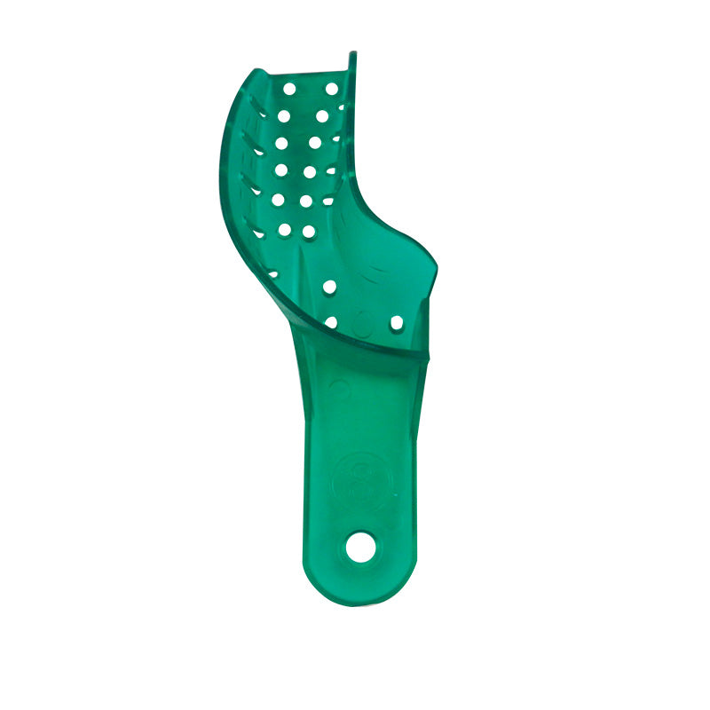 Set of 10 LD Venus Premium Dental Autoclavable Impression Trays from LD Dental Disposables, used for dental impressions in clinics.