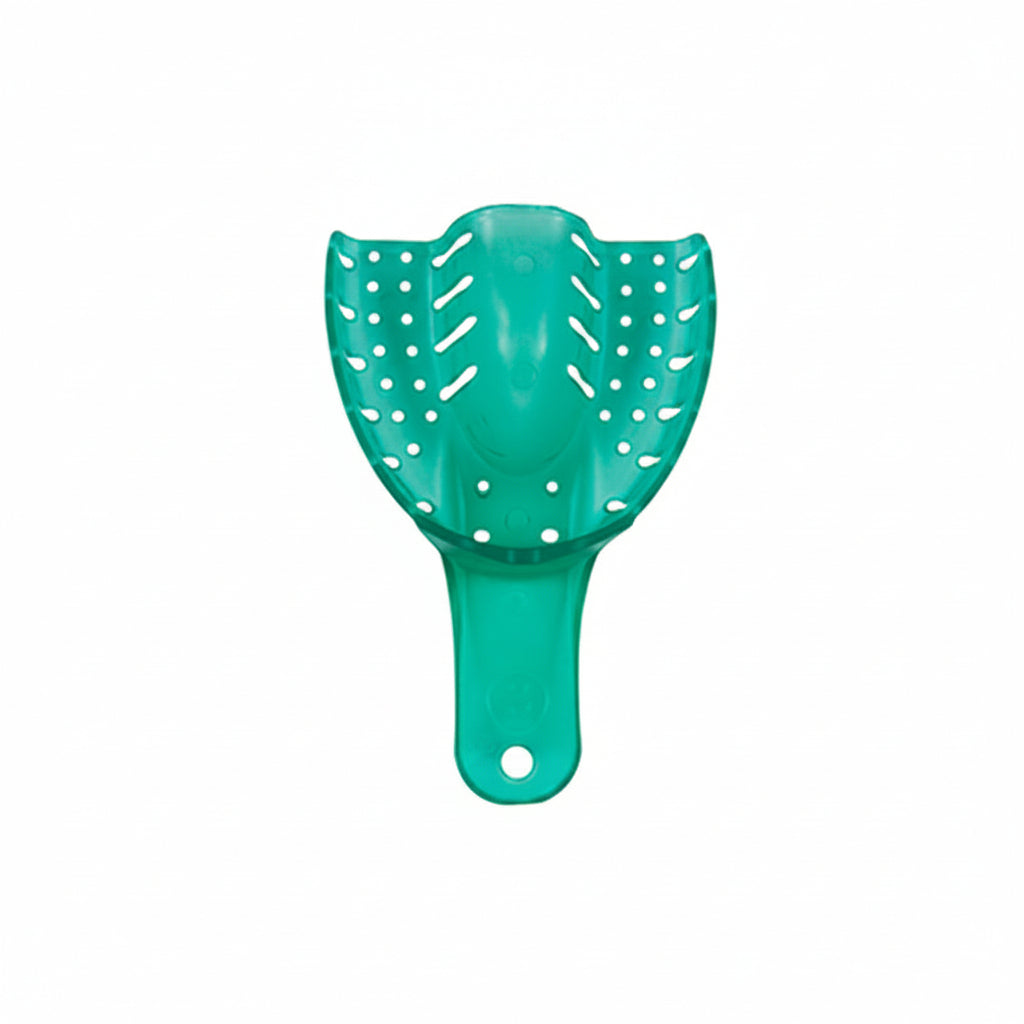 Set of 10 LD Venus Premium Dental Autoclavable Impression Trays for dental impressions, made by LD Dental Disposables.