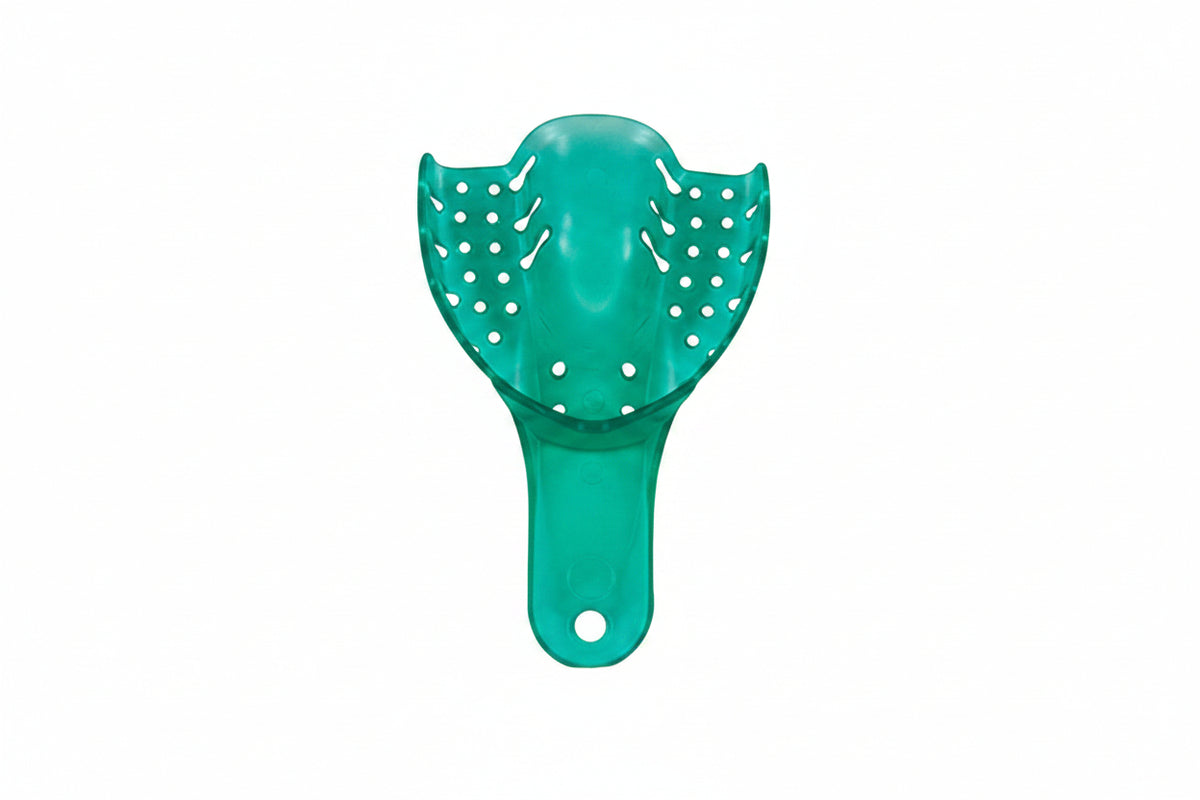 Set of 10 LD Venus Premium Dental Autoclavable Impression Trays for dental impressions, made by LD Dental Disposables.