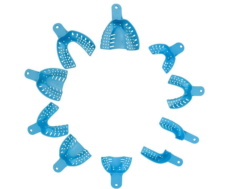 LD Venus Dental Eco autoclavable impression tray for upper jaw, durable and reusable dental impression tray by LD Dental Disposables