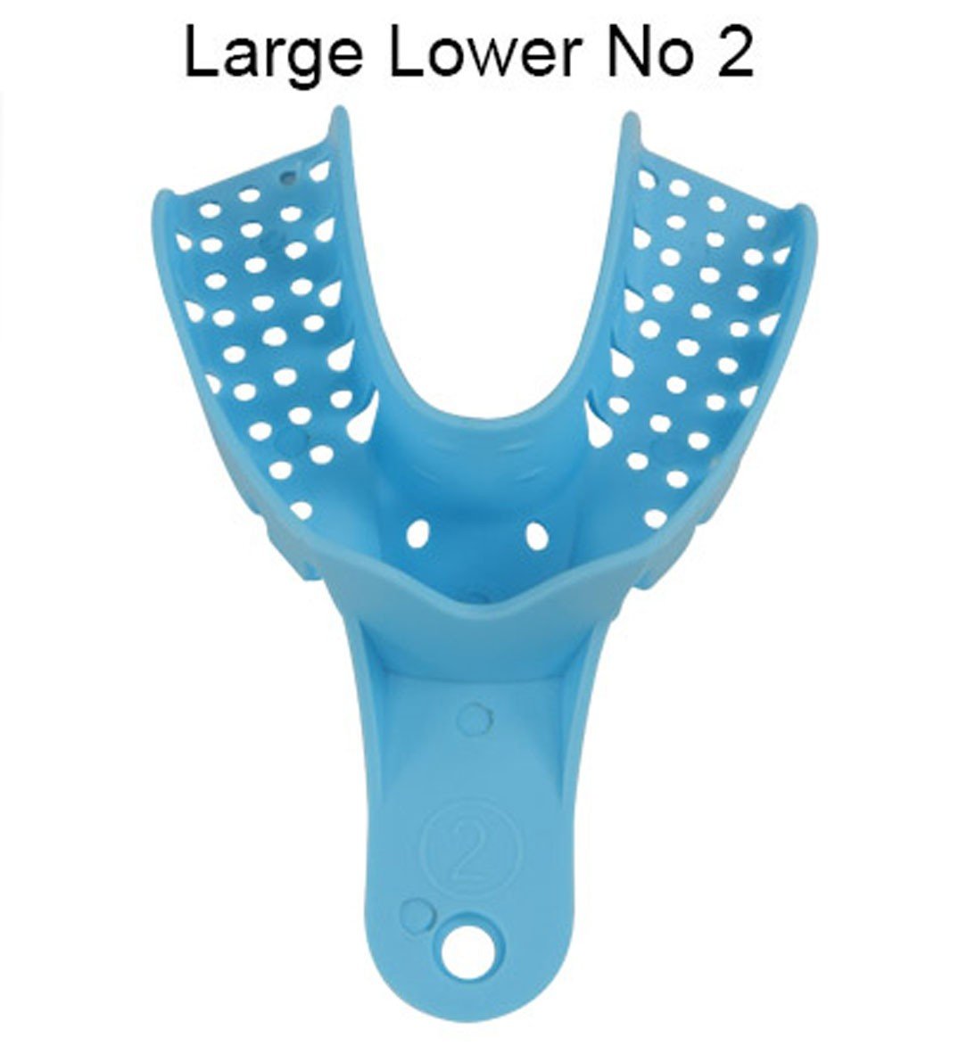 LD Venus Dental Eco autoclavable impression tray for upper dental impressions, made of durable, sterilizable material.