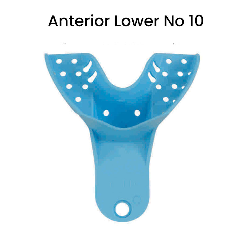 LD Venus Dental Eco autoclavable impression tray for upper jaw, made of durable material, used for dental impressions.
