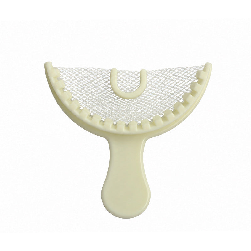LD Dental Disposables bite registration and impression trays, small half-posterior size, 50-pack for dental impressions.