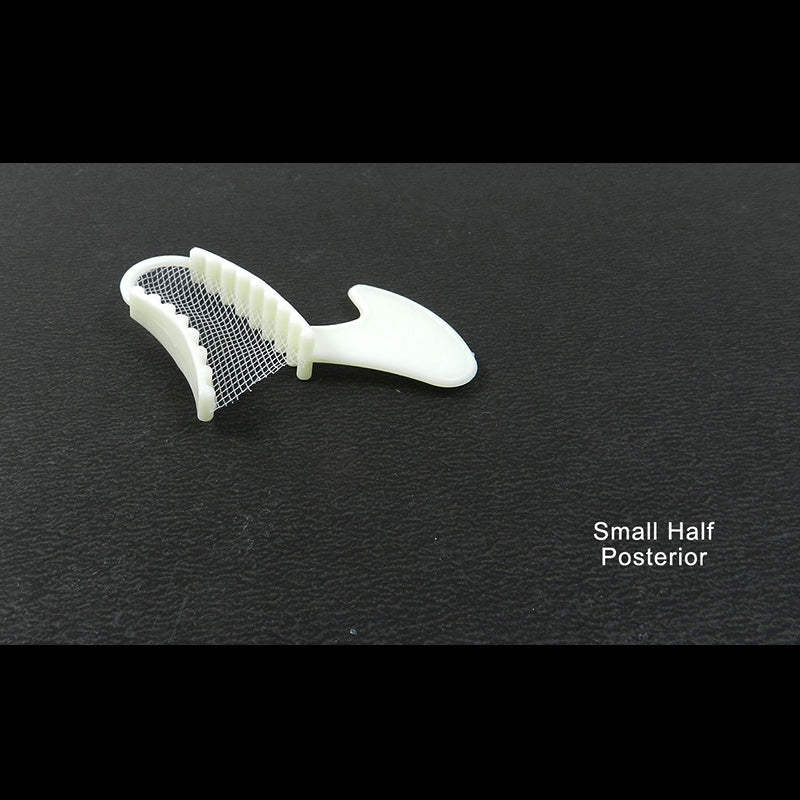 Set of LD Bite Registration and Impression Trays for dental impressions, includes small half-posterior trays, 50-pack.