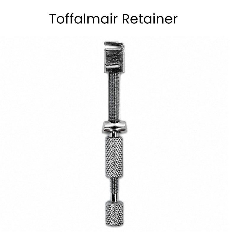LD Tofflemire Retainer with Matrix Bands for dental procedures, showing the plastic retainer and metal matrix bands.