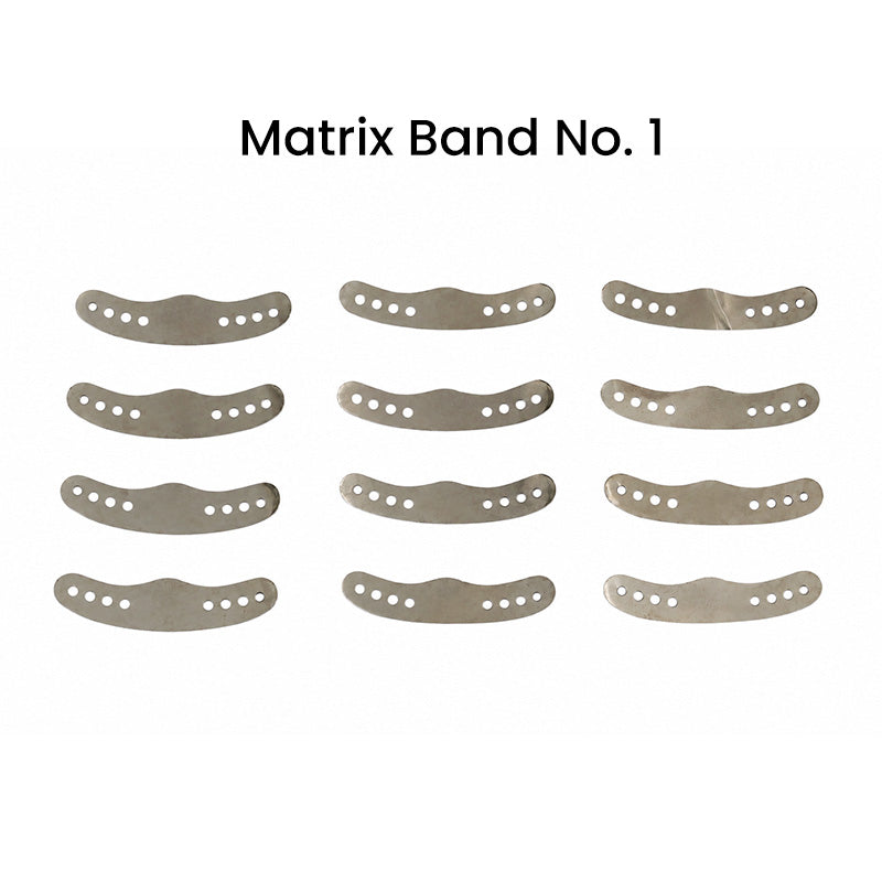 LD Tofflemire Retainer with Matrix Bands for dental procedures, featuring a compact design and reusable metal construction.