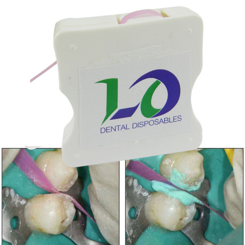 LD Dental Polishing Strips 4mm Medium for preventive dentistry, shown in a close-up of the packaged dental strips.