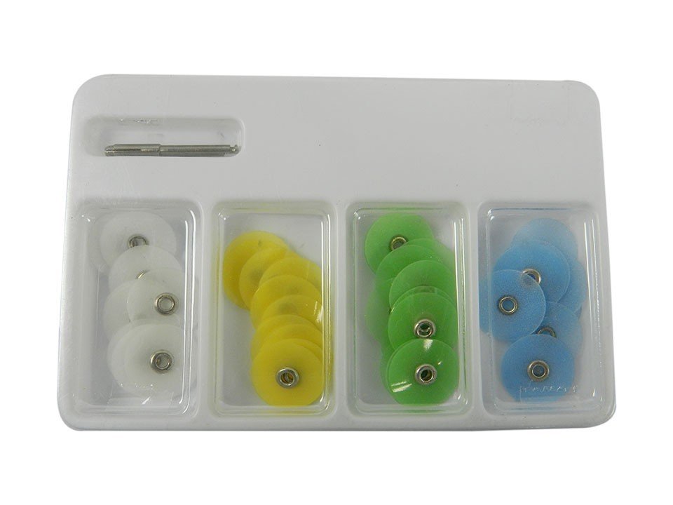 LD Reviet Polishing Disc for preventive dentistry by LD Dental Disposables, used for polishing dental restorations.