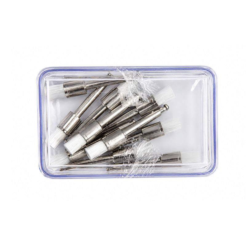 LD Nylon Polishing Brush for preventive dentistry, flat design, ideal for dental polishing procedures, from LD Dental Disposables.