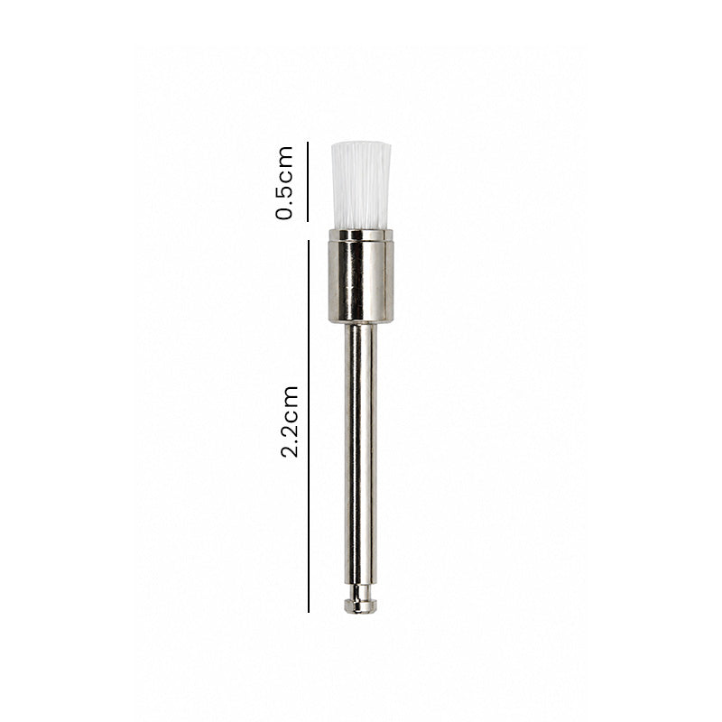 LD Nylon Polishing Brush for preventive dentistry, flat design, ideal for dental polishing, part of LD Dental Disposables.