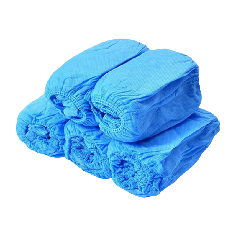 LD Non-Woven Shoe Cover for protection, 50 pairs, disposable shoe covers designed for hygiene and safety in professional settings.