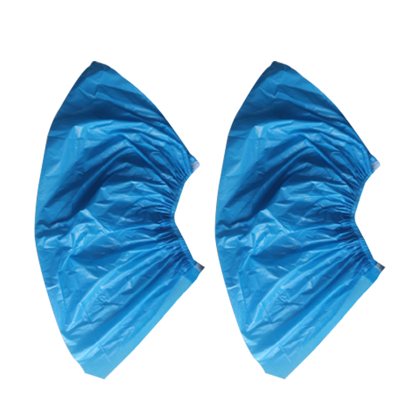 LD Plastic Disposable Shoe Cover for protection, designed for dental disposables, lightweight and easy to wear for hygiene.