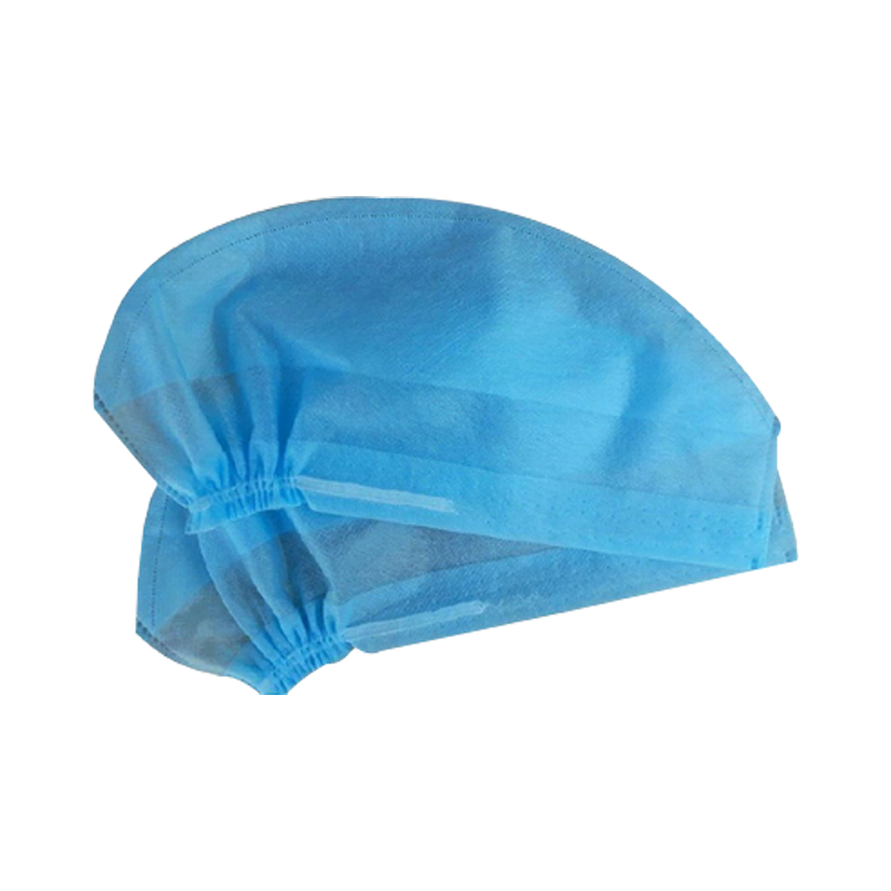 Blue LD Surgeon Head Cap for protection, designed for dental professionals, shown in a pack of 100 disposable head caps.
