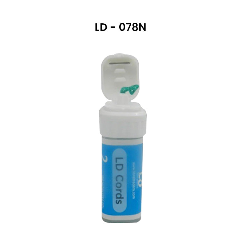 LD Dental Disposables knitted gingival non-medicated retraction cords, 100-inch plain dental retraction cords for periodontal procedures