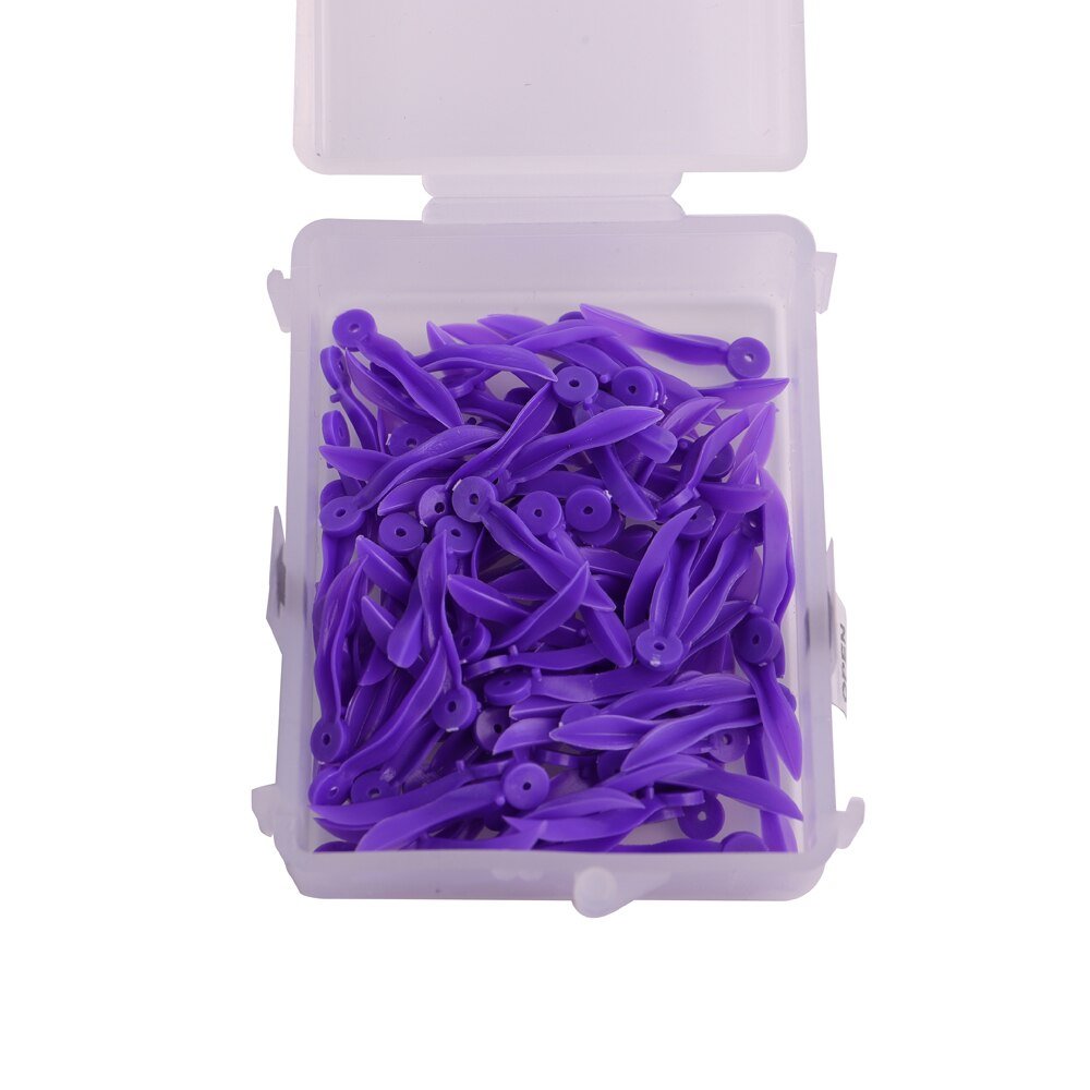 Blue LD Dental Fixing Wedges with Holes, extra small size, 17.8 x 1.7 mm, designed for dental procedures.