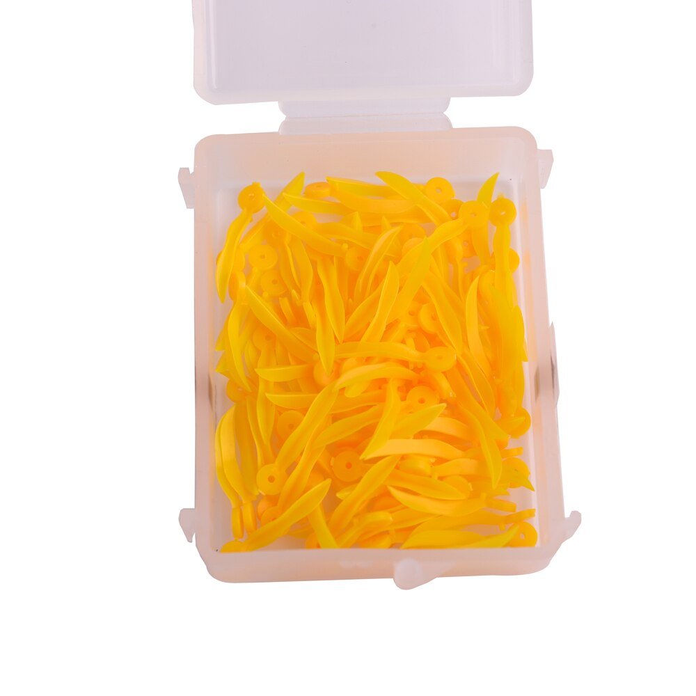Blue LD Dental Fixing Wedges with Holes, extra small size, designed for dental procedures, by LD Dental Disposables.