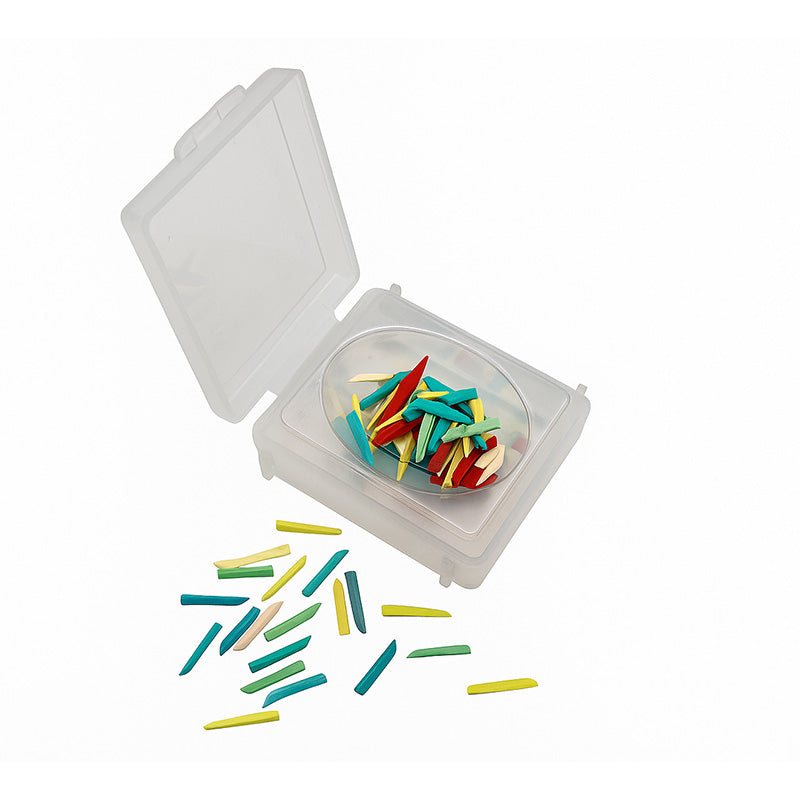 Box of LD Dental Wooden Wedges for dental procedures, 100-pack, disposable dental wedges for stabilization and separation.