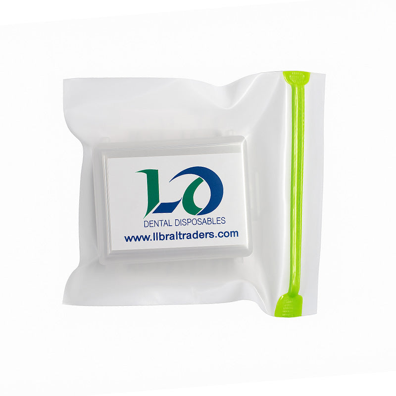 LD Dental Wooden Wedges, disposable dental wedges set in a pack of 100, used for stabilizing dental restorations.