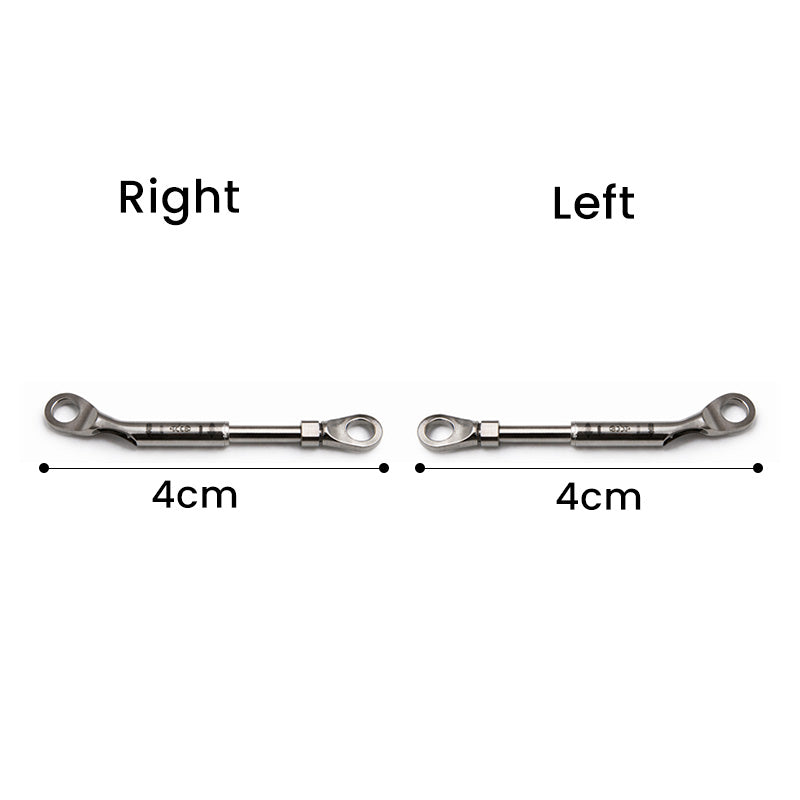 Leone Telescopic Advancer 7 mm antisnoring appliance in medium size, showing adjustable telescopic mechanism for snoring relief.