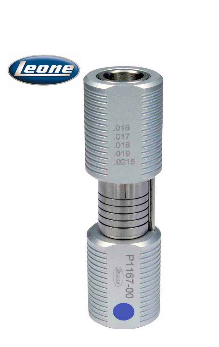 Leone S.p.a blue arch forming turret without torque, used for precise arch shaping in dental or orthodontic applications