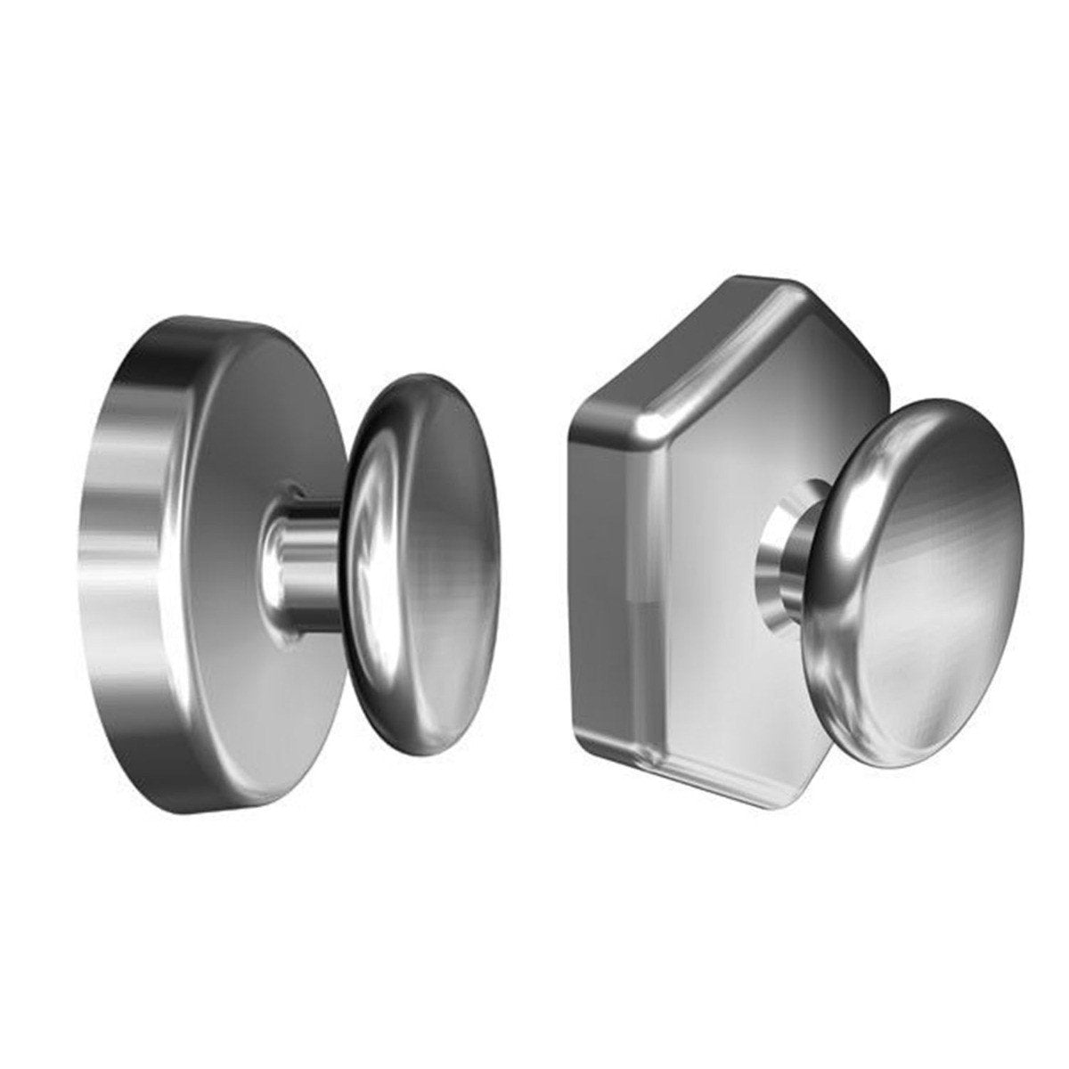 Leone Extremo Bondable Buttons, round flat bondable buttons with a low profile from Leone s.p.a, shown in a close-up view.