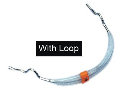 Leone s.p.a Lip Bumpers with loops, clear silicone lip protectors for preventing chapping and irritation.