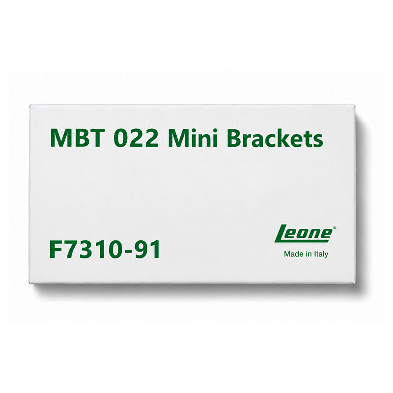 Leone Roth MBT Midi Mini Orthodontic Metal Brackets kit with 20 high-precision dental brackets for orthodontic treatment.