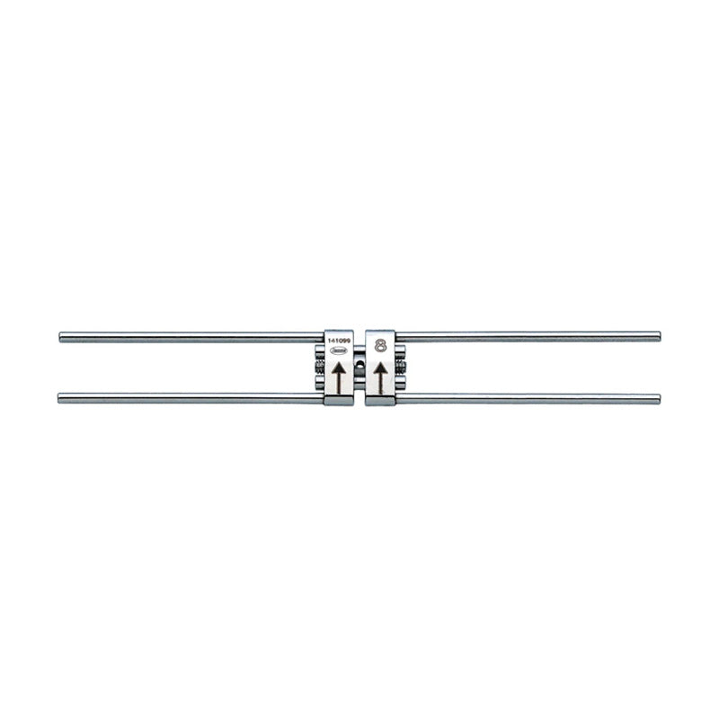 Leone Hyrex Rapid Expander Screw, 8mm, orthodontic rapid expander device from Leone s.p.a, shown in close-up image.