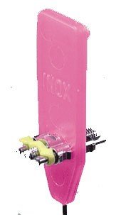 Pink Leone Universal Screw, 10mm standard screw by Leone s.p.a, showing a close-up of the pink screw head and threading.