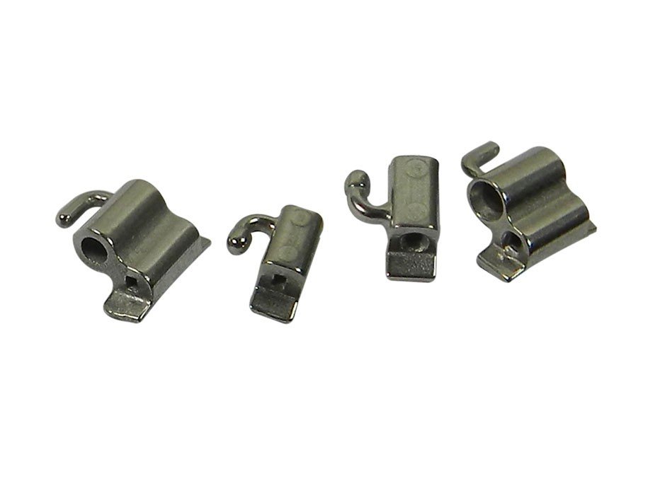 Leone s.p.a weldable Roth non-convertible .018 first molar tubes for orthodontic edgewise appliances, set of 5.
