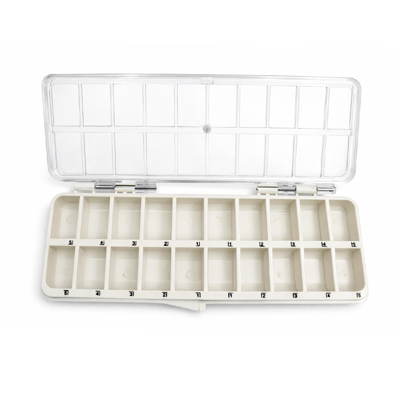 Libral Jumbo White Empty Bracket Box, a single large bracket for organizing or mounting, with a clean white finish.