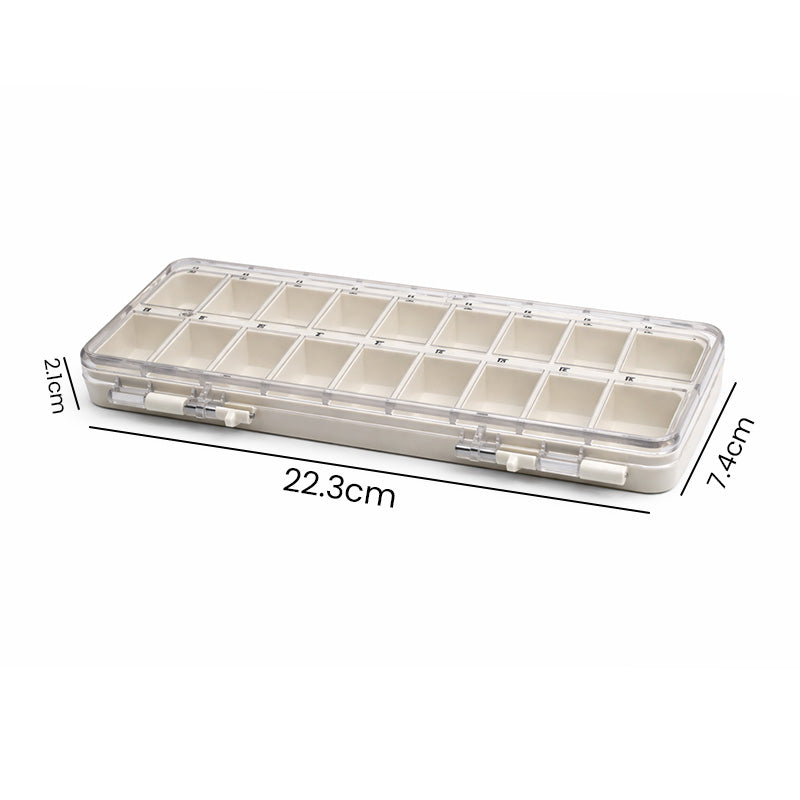 Libral Jumbo White Empty Bracket Box, a sturdy plastic bracket for mounting or storage, shown in a close-up image.