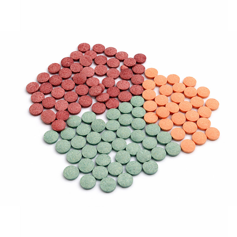 Jar of 1000 Libral® strawberry mouthwash tablets, ready to dissolve for fresh, clean breath and oral hygiene.