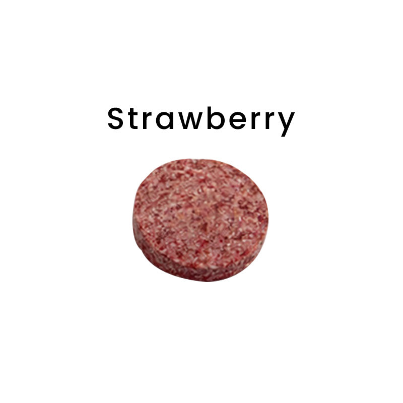 Jar of Libral® strawberry mouthwash tablets with 1000 pieces, showing the packaging and tablets inside the jar.