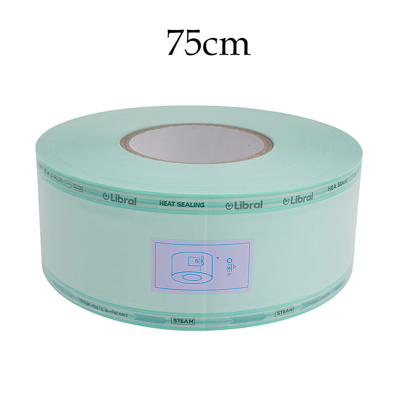 Libral Sterilization Rolls 200 Mts, 5.5 cm wide, used for sterilization packaging, featuring the Libral brand on the roll.
