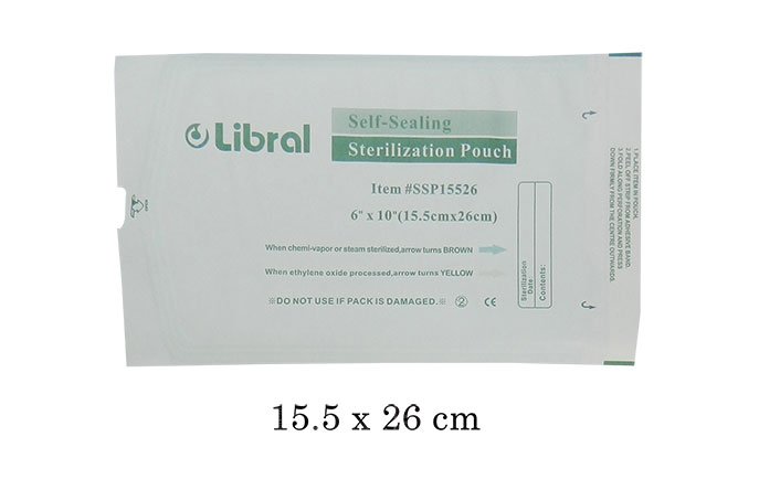 Libral self-sealing pouches, 9x26 cm, in a pack of 200, ideal for storage and packaging, made by Libral.