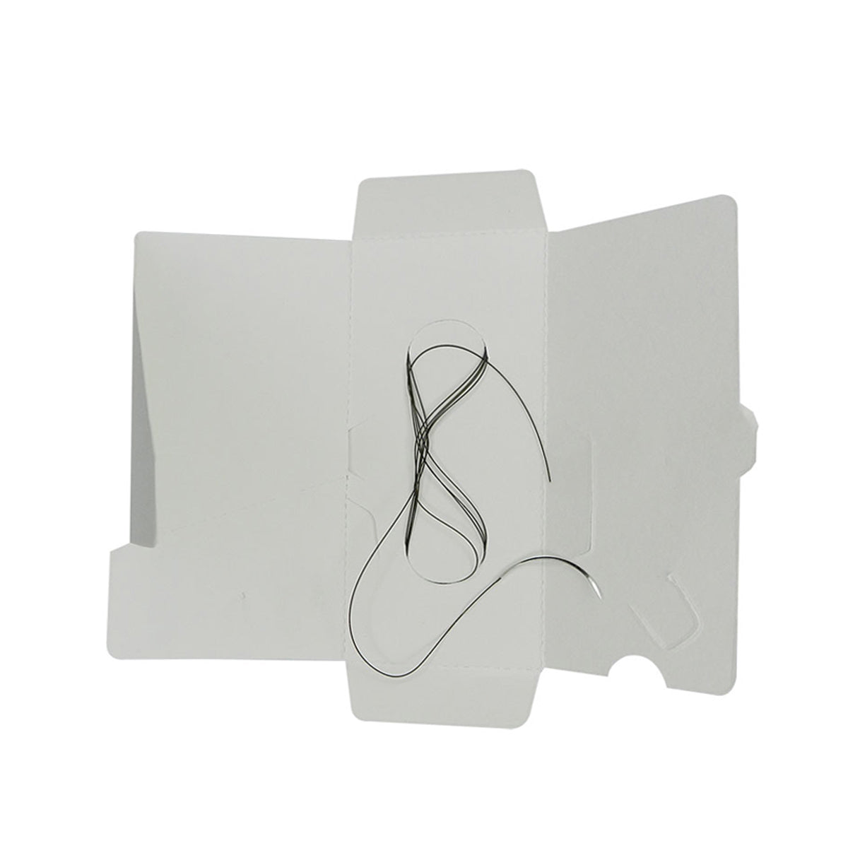 LIFELINE Life Monofilament Polyamide Sterile Needled Suture N3328 with needle for surgical stitching, shown in close-up.