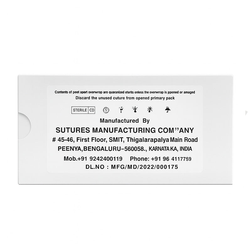LIFELINE LifeSilk sterile needle suture with 3/8 circle cutting needle, designed for precise surgical wound closure.
