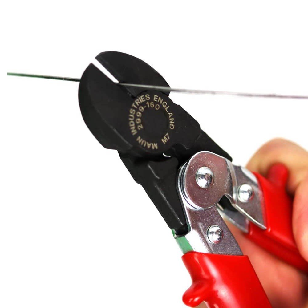 Maun Mini Heavy Wire Cutter with protective sleeve for precise cutting of heavy gauge wires.
