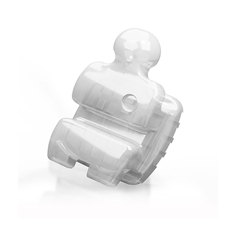 Morelli MBT .022 ceramic aesthetic brackets kit with clear brackets for orthodontic braces and dental alignment.