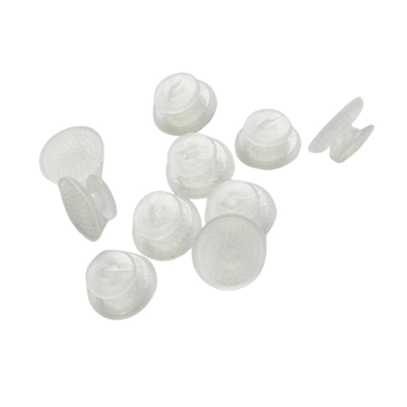 Morelli composite flat bondable buttons shown in natural light, showcasing their smooth surface and versatile design.