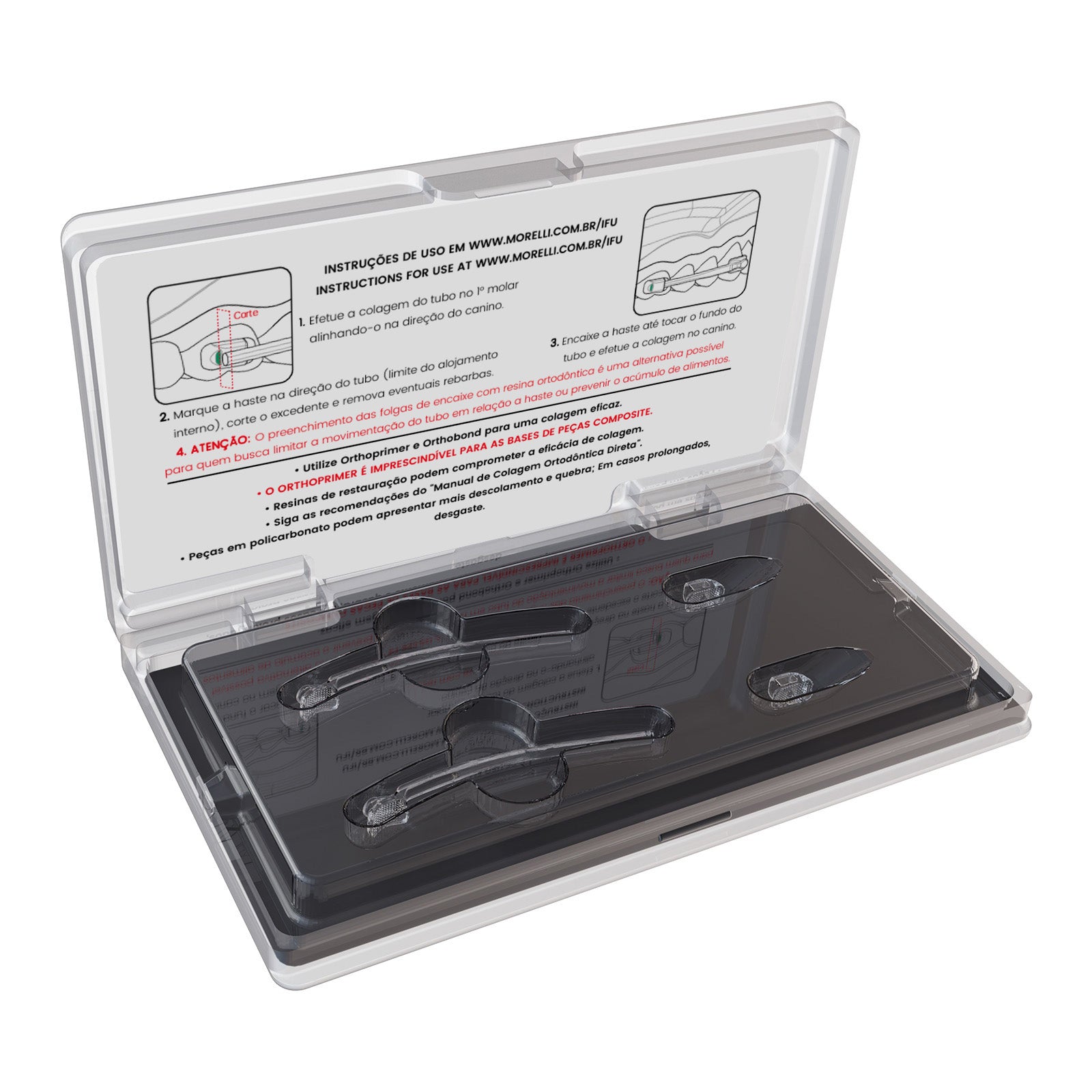 Morelli Universal Aesthetic Distalizer bracket positioning gauge for precise orthodontic bracket placement.