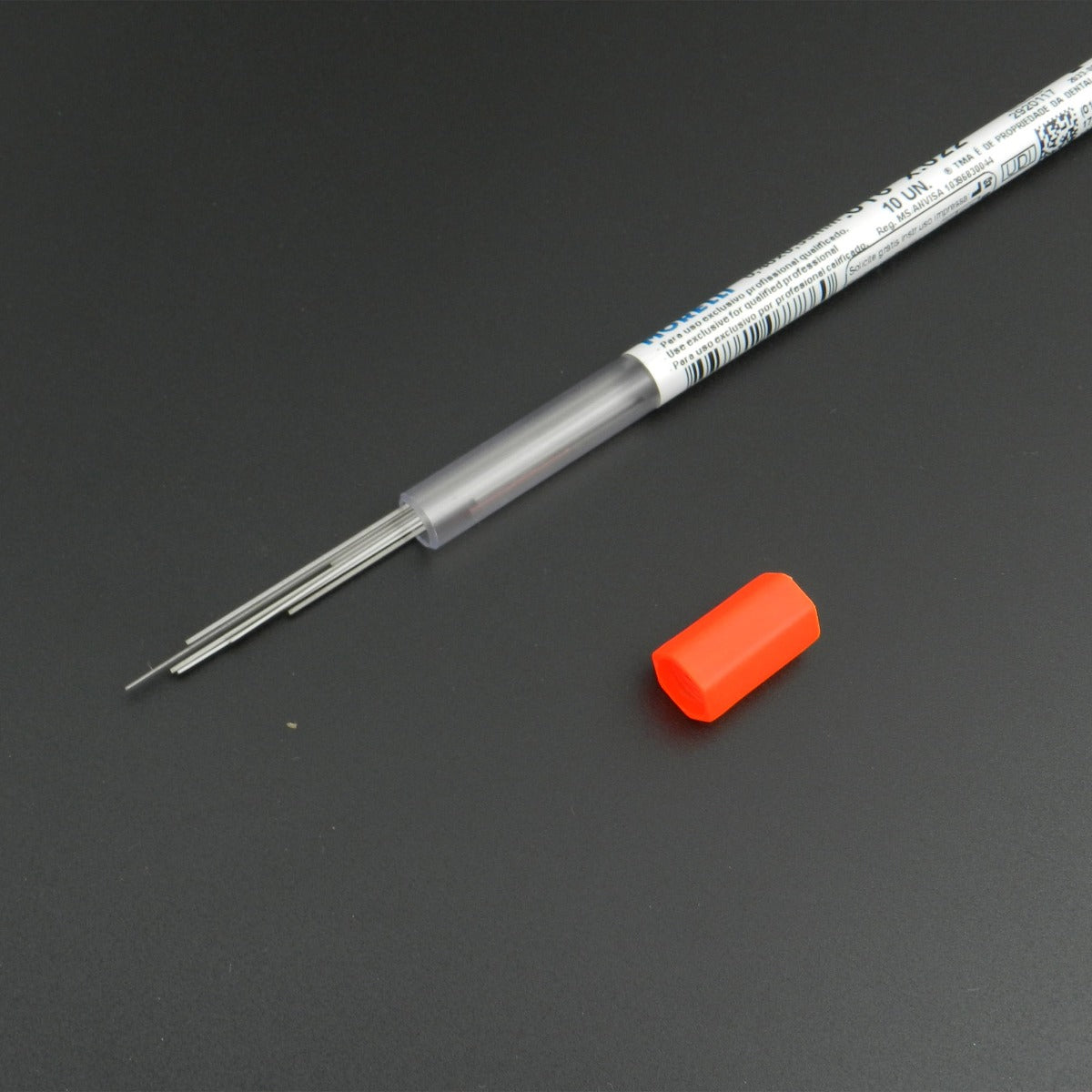Morelli TMA Beta Straight Length Wire in CNA Beta 3 / TitanMoly, 0.016 x 0.022 inches, 10-pack, used for dental or orthodontic applications.