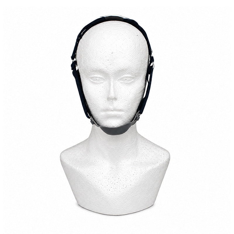 Morelli headgear with chin cap for outdoor activities, featuring adjustable straps and breathable fabric.