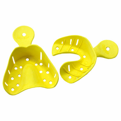 Pair of Morelli Impression Trays for dental impressions, including upper and lower trays with impression materials.
